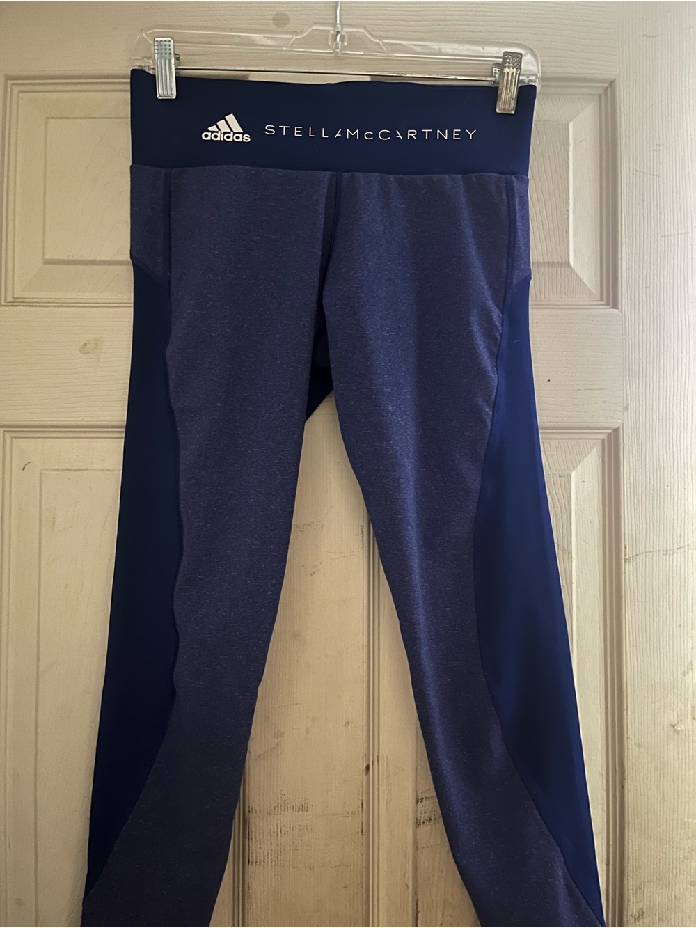 Adidas by Stella McCartney Girls' Navy and Heathered Navy Leggings